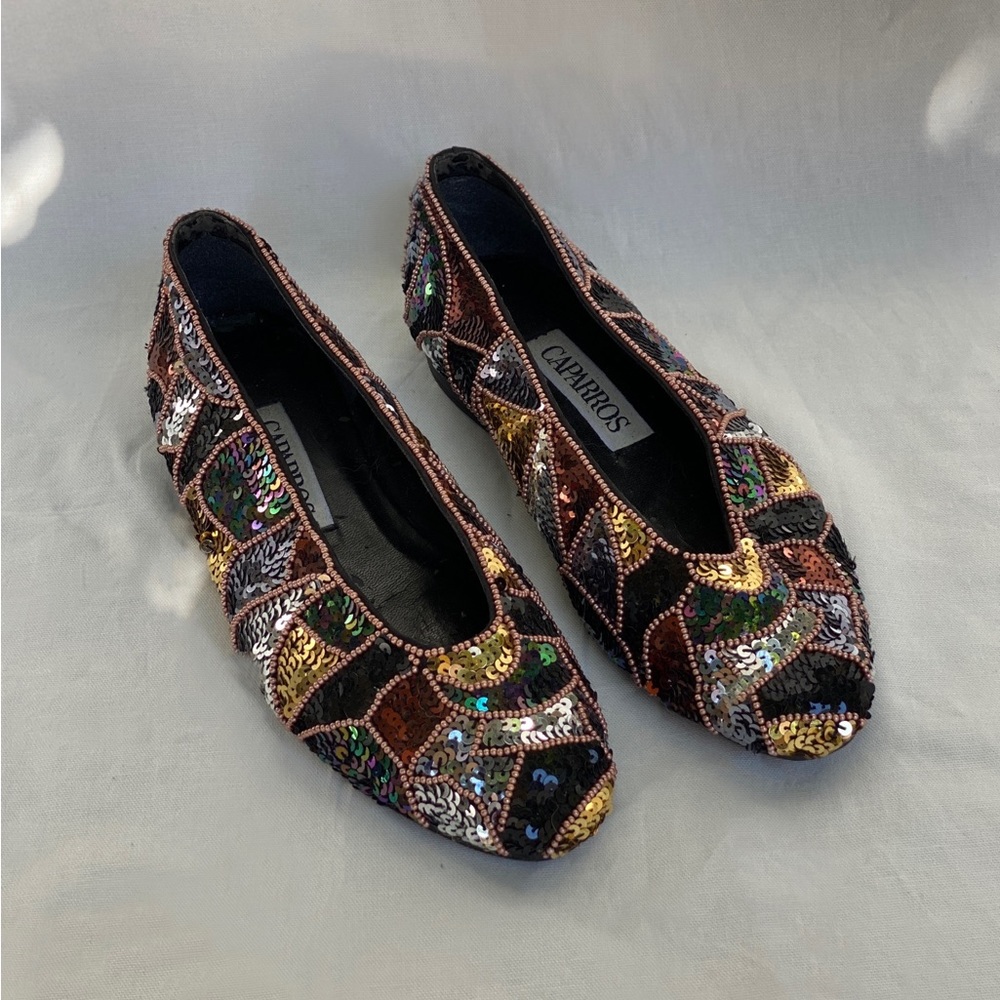 Vintage Caparros Sequins shoes